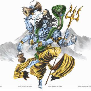 Shiva cartoon wallpaper