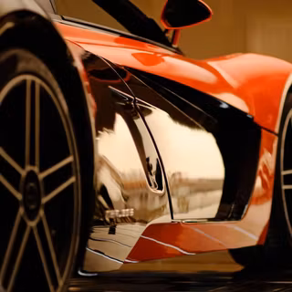 Orange cars wallpaper