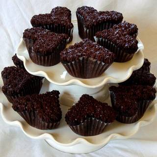 Heart cake wallpaper