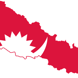 Nepal flag wallpaper