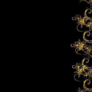 Black and gold wallpaper