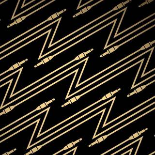 Black and gold wallpaper