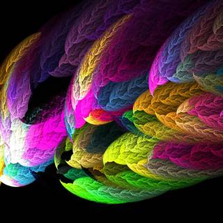 Colored fire wallpaper