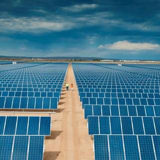 Solar panel wallpaper