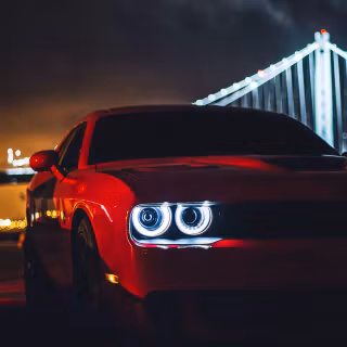 Dodge Hellcat logo wallpaper