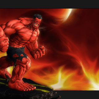 Hulk vs Red Hulk wallpaper