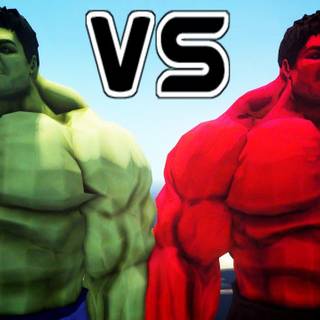 Hulk vs Red Hulk wallpaper