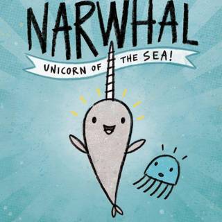 Narwhal and Jelly wallpaper