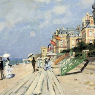 French paintings wallpaper