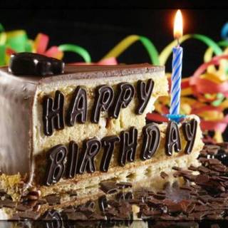 Birthday cake wallpaper