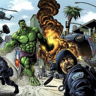 Hulk comic wallpaper