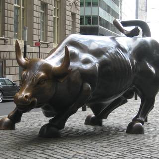 Wall Street bull wallpaper