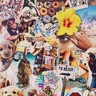 Collage wallpaper