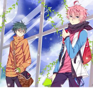 Cute anime boys wallpaper