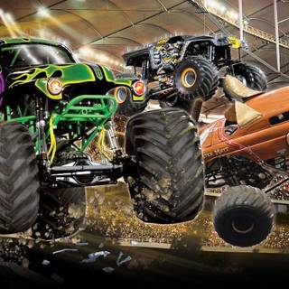 Monster trucks wallpaper