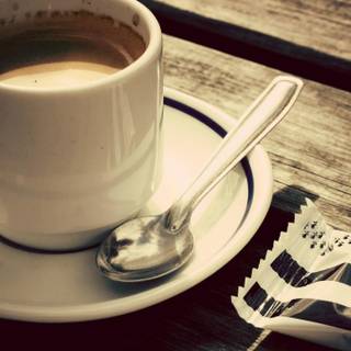 Coffee cup wallpaper