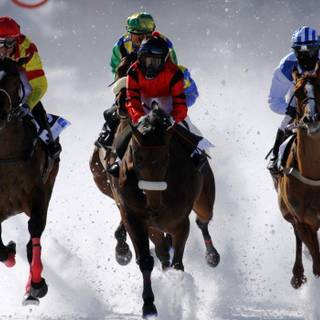 Horse racing wallpaper