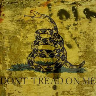 Don't tread on me wallpaper