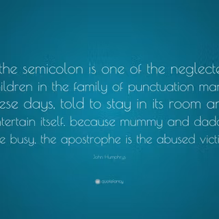 Semicolon wallpaper