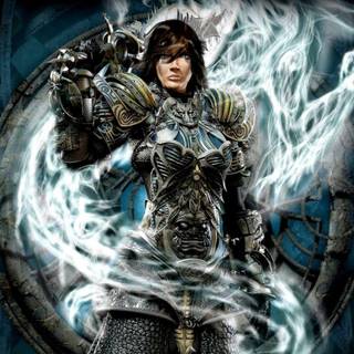 Dragon girl wallpaper