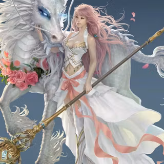 Dragon girl wallpaper