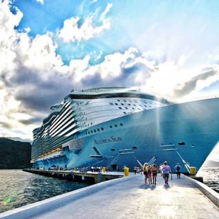 Cruise ship wallpaper