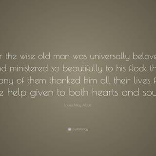 Wise old man wallpaper