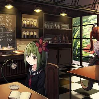 Cafe wallpaper