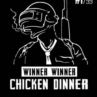 Black and white PUBG wallpaper