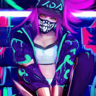 K/DA Akali wallpaper