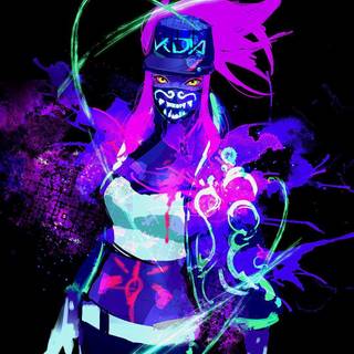 K/DA Akali wallpaper
