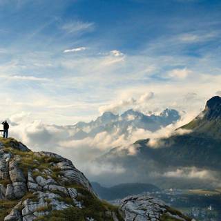 Mountain top wallpaper