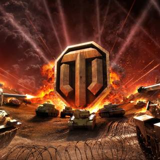 World of Tanks logo wallpaper