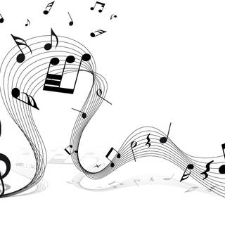 Music notation wallpaper