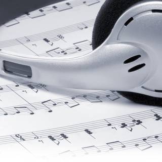 Music notation wallpaper