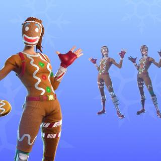 Fortnite Gingerbread wallpaper