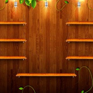 Shelves wallpaper