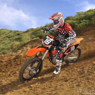 KTM dirt bikes wallpaper