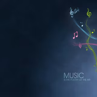 Ambient music wallpaper