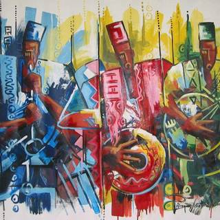 Music of Africa wallpaper