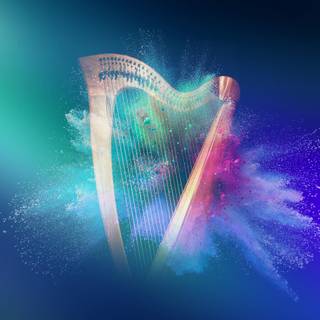 Harp wallpaper