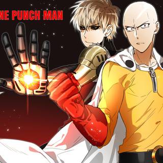Saitama and Genos wallpaper