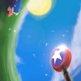 Green Hill Zone wallpaper