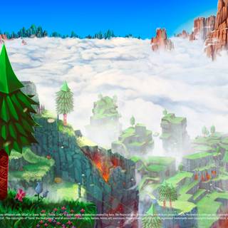 Green Hill Zone wallpaper