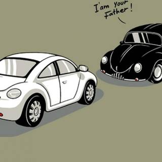 Volkswagen Beetle phone wallpaper