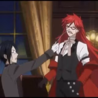 Sebastian and Grell wallpaper