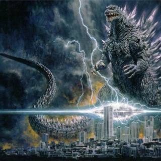 Fire Godzilla wallpaper