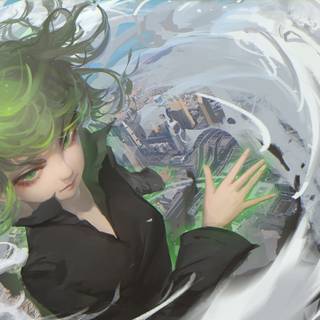 Tornado One Punch Man wallpaper