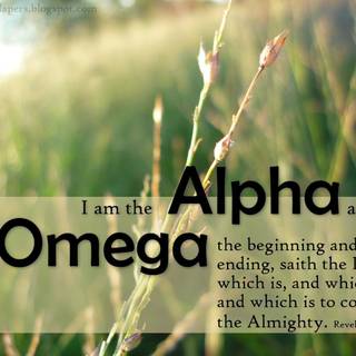 Alpha and Omega wallpaper