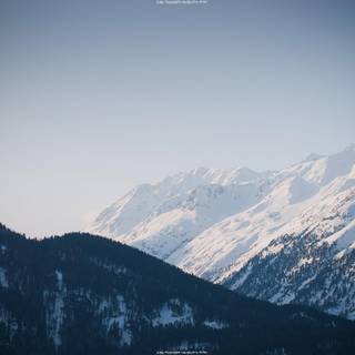 Snowy mountains wallpaper